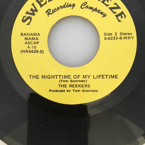THE REEKERS: STREAKIN’ USA / NIGHTTIME OF MY LIFETIME 7" 45 Hangmen WHFS - Picture 4 of 4