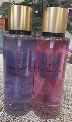 Victoria's Secret  Duo    LOVE SPELL  Fragrance MIST SPRAY 8.4 OZ+PURE SEDUCTION