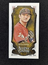 2024 Allen & Ginter #23 Gavin Williams Mini A&G Back Rookie Guardians RC Card. rookie card picture