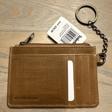 Portafoglio Timberland Slim Pelle Porta Carte di Credito Portachiavi Marrone