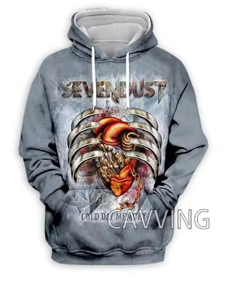 Sevendust Rock Band Cold Day Memory Unisex 3D Hoodie  Full Size S-5XL