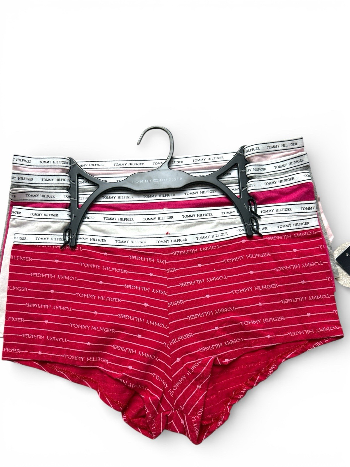 TOMMY HILFIGER~5 Pack  WOMEN BOY SHORTS~COTTON BLEND~ALL SIZES~GREAT FIT thumbnail 3