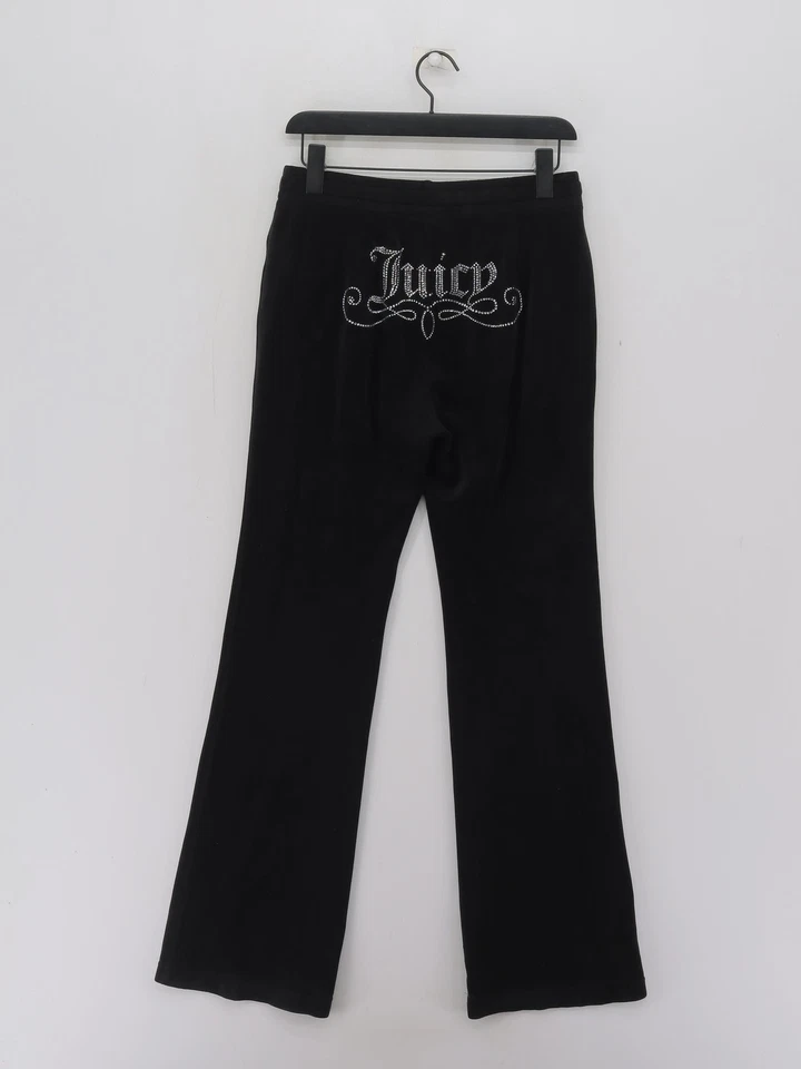 Pantalones deportivos para mujer Juicy Couture M negros de poliéster con elastano Foto 2 de 4