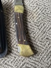 Vintage BUCK 110 USA 2 dot Folding Hunter Pocket Knife w ieather sheath 1970's — photo 6