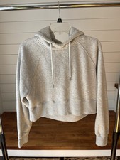 Abercrombie Fitch Soft A F Collection Cropped Pullover Hoodie Women s M