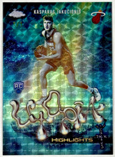 Marketplace image: Kasparas Jakucionis Utopia Highlights 1/1 Superfractor 2026 Topps Cactus Jack RC