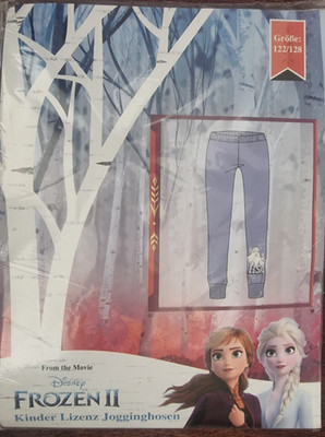 Disney Frozen II ELSA Kinder Jogginghose Gr 122/128 Neu&OVP