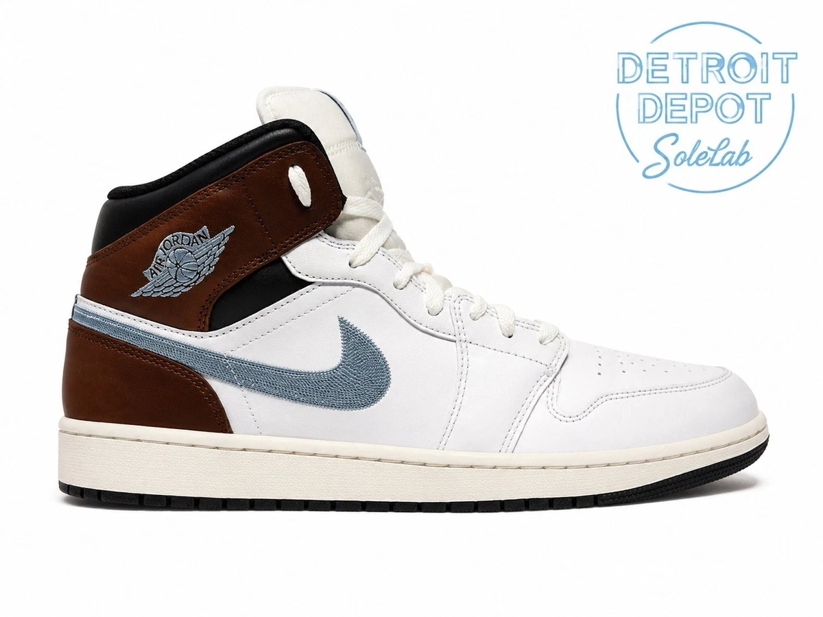 Jordan 1 Retro SE Mid Brown Blue Grey for Sale | Authenticity