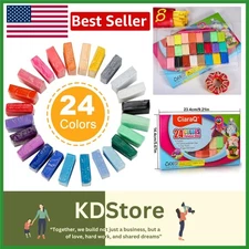 24-Color Kid & Adult Polymer Clay Starter Kit