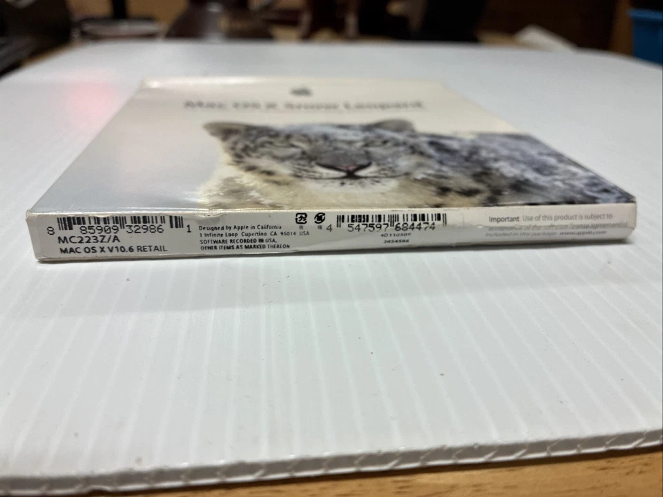 Mac Os X Snow Leopard 10.6.3 MAC DVD Advanced Operating System New Open Box - Image 2 of 4