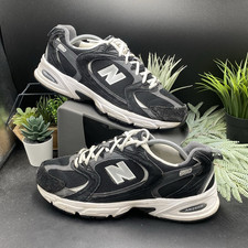 New Balance 530 black grey white mesh lace up trainers men’s uk10.5 us11 shoe