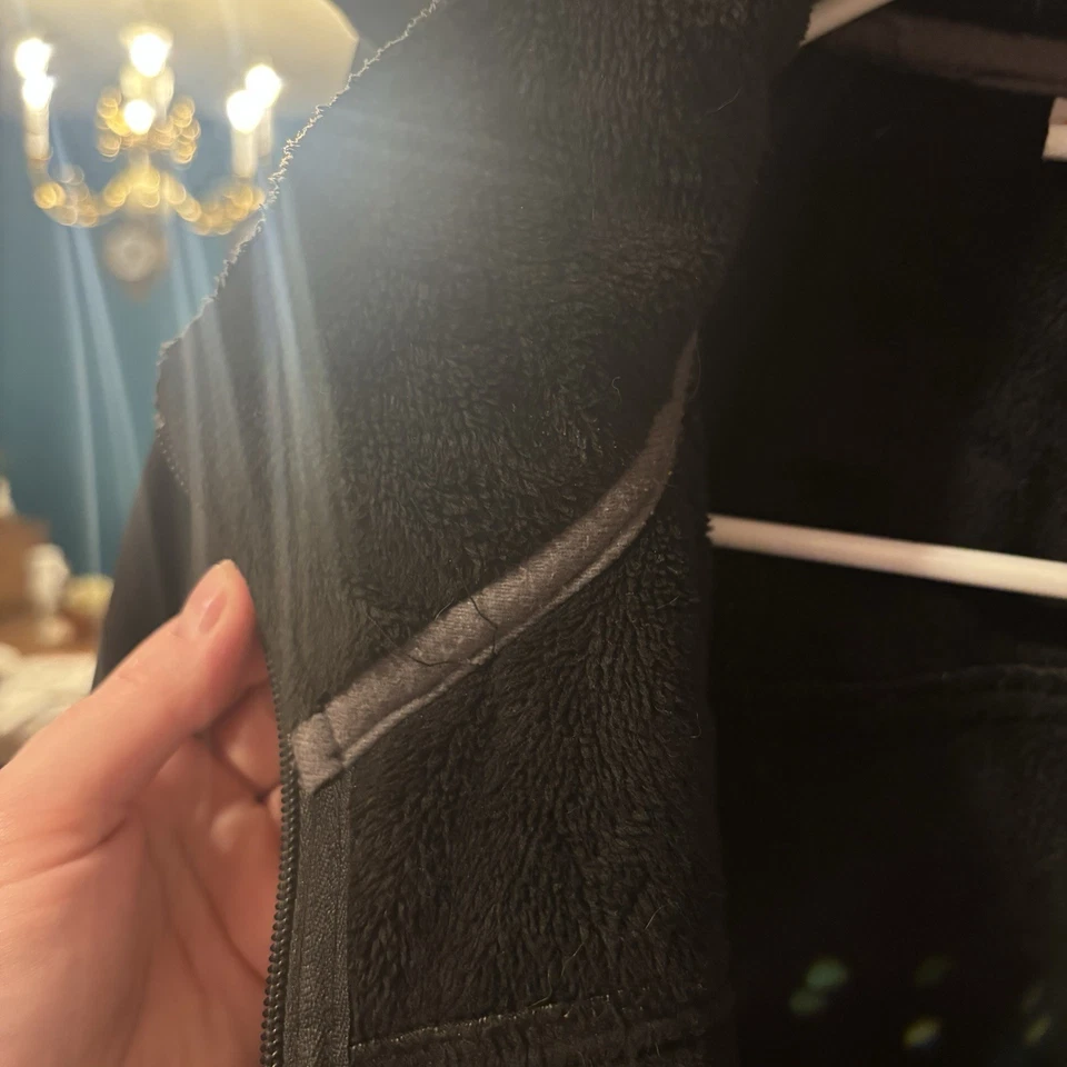 Chaqueta Free Country para mujer talla 1X Soft Shell negra bolsillos forrada de piel sintética Foto 4 de 4