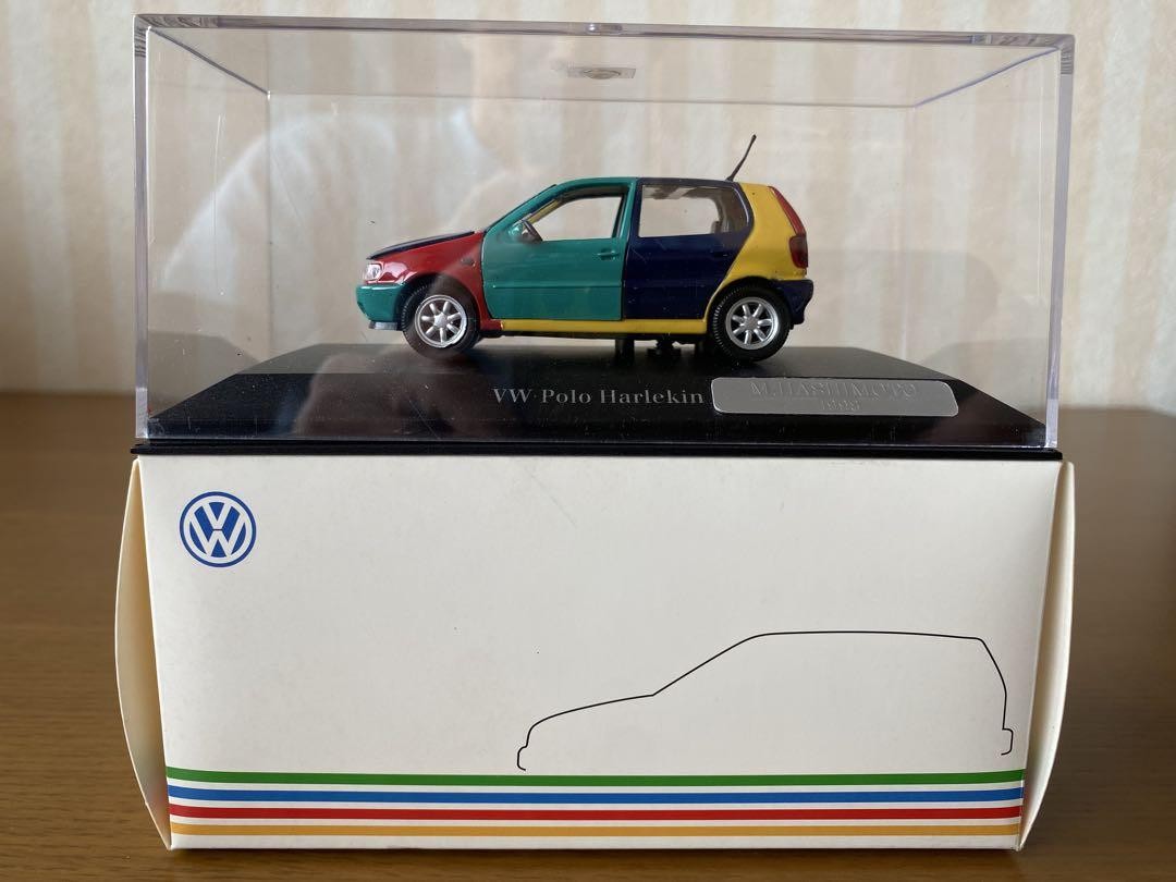 VW Polo Harlekin ミニカー ケース&箱付き Volkswagen VW Polo Harlekin Minicar with Case Boxed Diecast