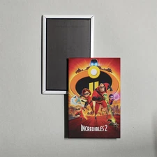 Incredibles 2 Mini Movie Poster Fridge Locker Magnet