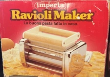 IMPERIA Ravioli Maker Pasta Machine Press Attachment And Recipe Book