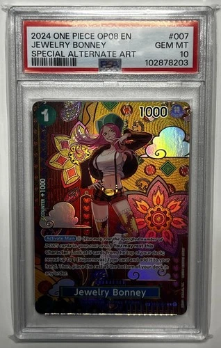Jewelry Bonney (Special Print Alternate Art) ST02-007, PSA 10 - ENGLISH
