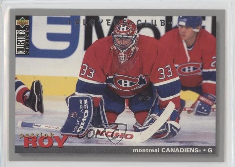 1995-96 Upper Deck Collector's Choice Player's Club Patrick Roy #95 HOF 0c57