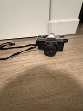 Pentax K1000 Camera w/SMC Pentax-A 1:2 50mm Lens, Cap, Strap