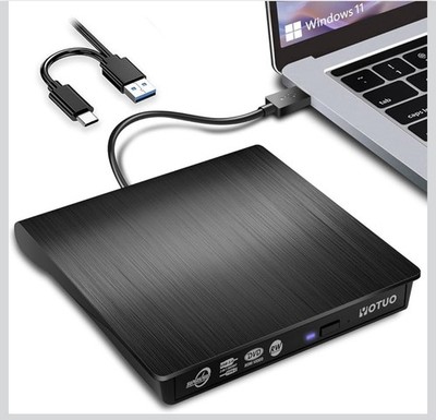 External DVD Drive, Portable USB 3.0 CD +/-RW Drive DVD Player