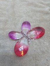 Ganz Crystal Expressions Acrylic Butterfly Ornament Suncatcher Red/Purple