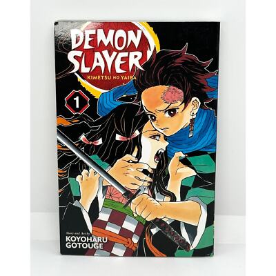 Demon Slayer Kimetsu no Yaiba Vol 1 English Manga Koyoharu Gotouge