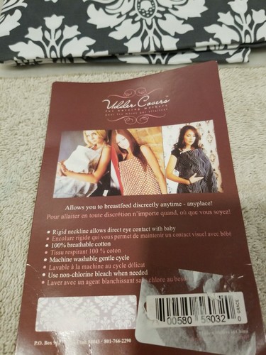 UDDER COVERS for Nursing Mothers-Discreetly breastfeed anytime, anyplace! GRACE - Picture 2 of 3