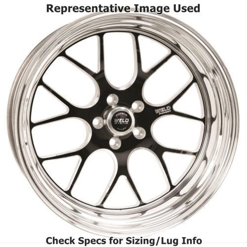 Weld Racing 77MB8095B72A Street RT-S 18x9.5 Wheel, Black Center - Polished Shell - Picture 1 of 2