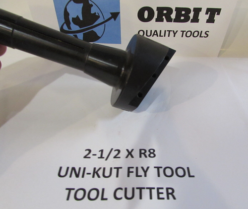 2-1/2" HEAD DIAMETER X R-8 SHANK FLY TOOL CUTTER-----APT MADE IN THE U.S.A. - Picture 7 of 19