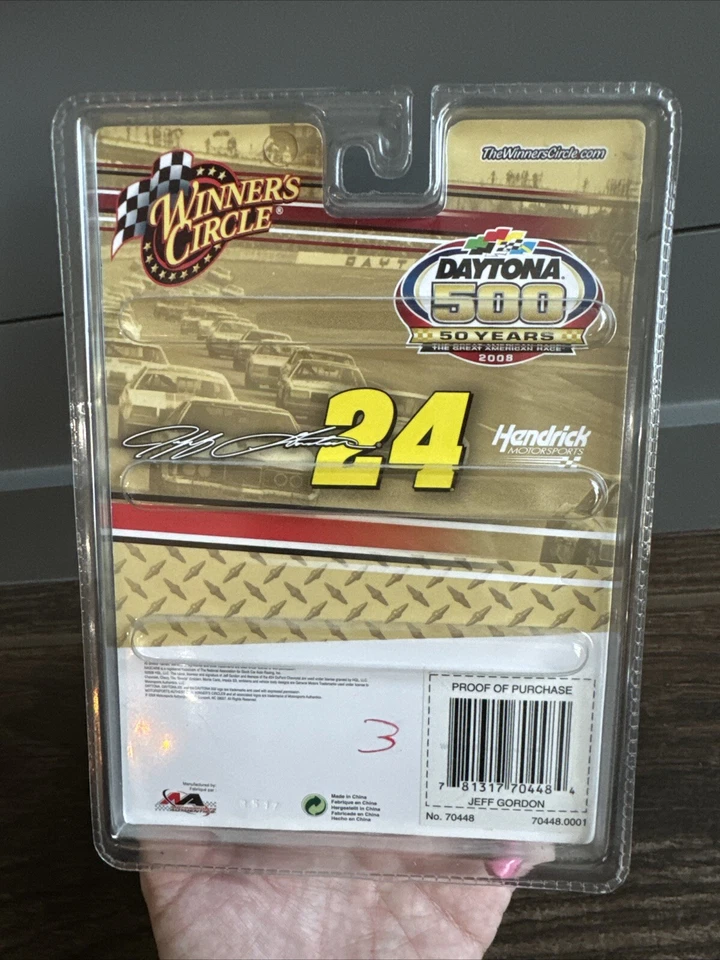 Coche Winner's Circle Jeff Gordon #24 1:64 y Daytona 500 2008 50 años capó #70448 Foto 2 de 2