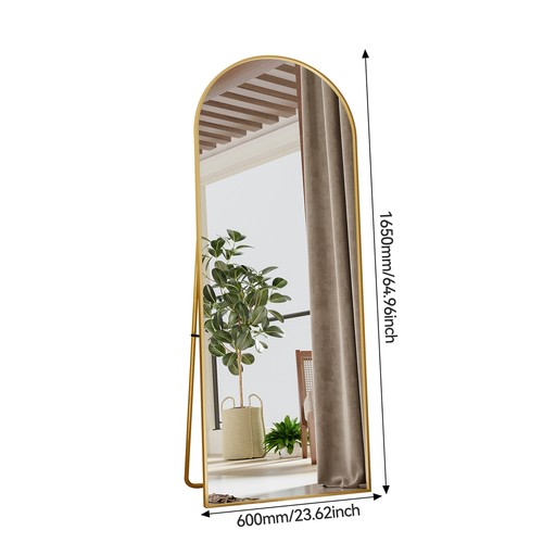 Ganzkörperspiegel 165×60cm Wand Gold Standspiegel Wandspiegel Ganzkörper Großer/ - Bild 2 von 12