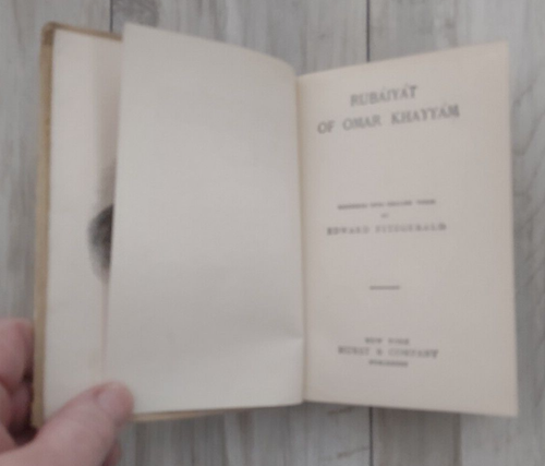 The Rubaiyat of Omar Khayyam Translated by Edward Fitzgerald 1905 HC Book Hurst - Imagen 8 de 11