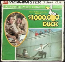 Walt Disney's 1,000,000 Duck 3d View-Master 3 Reel Packet NEW SEALED
