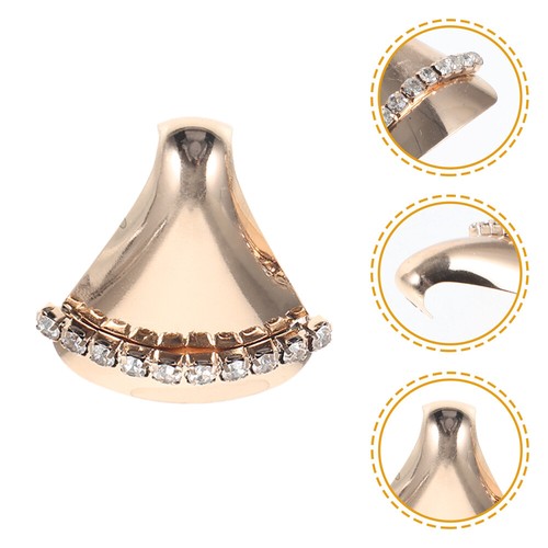 Toe Protector Decorative Shoe Tip Caps High Heel Protective Cover - Picture 9 of 12