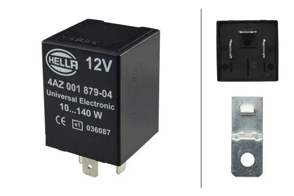 Relè intermittenza frecce Montaggio, esterno 4AZ 001 879-041 HELLA