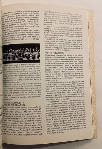 Lansdale Pennsylvania Centennial 1872-1972 Commemorative Book Program - Picture 8 of 15