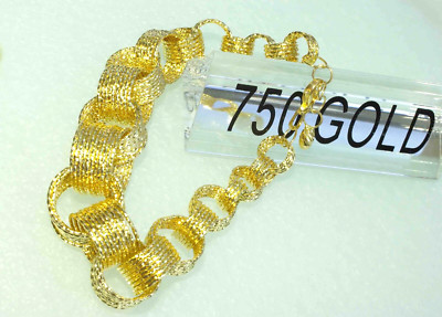 ARMBAND  750 Gelbgold  18 KT  Gold  21-23 cm  Damen   sehr  E D E L + Exclusiv