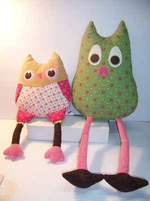 Pottery Barn Kids Hayley Brooke Owls Plush Lot Of 2 Joy