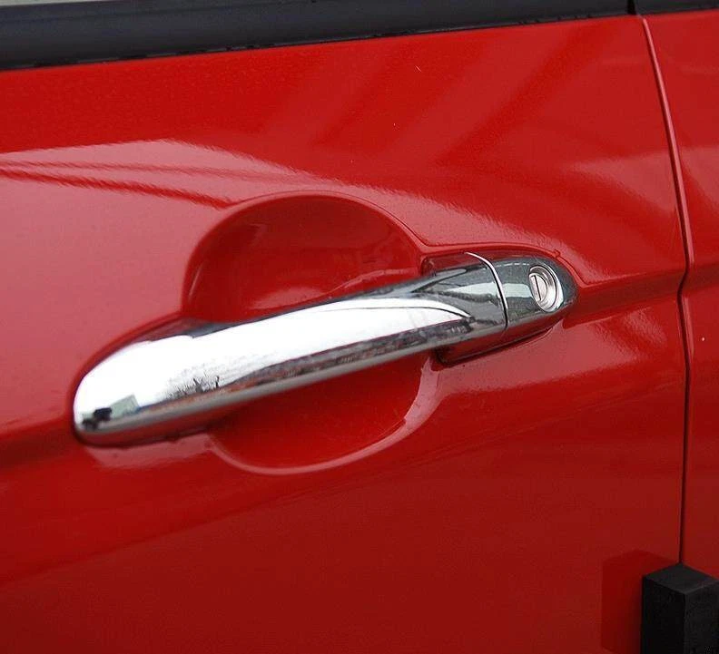 Cubierta de tazón de manija de puerta de coche cromado ABS para Kia Cerato Spectra 2003-2008 Foto 4 de 4