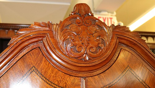 Inlaid Satinwood French Tall Completely Restored China Liquor TV Cabinet MINT! - Picture 11 of 12