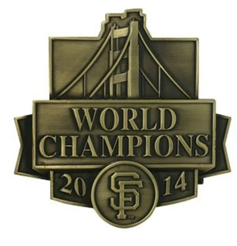 CHAMPION Fibbia cintura San Francisco Giants 2014 campioni del mondo SGA SF 16 09 15 prevendita