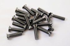 40 X 12BA Stahl Senkkopfschrauben 12 Ba Dampf / Live Dampf