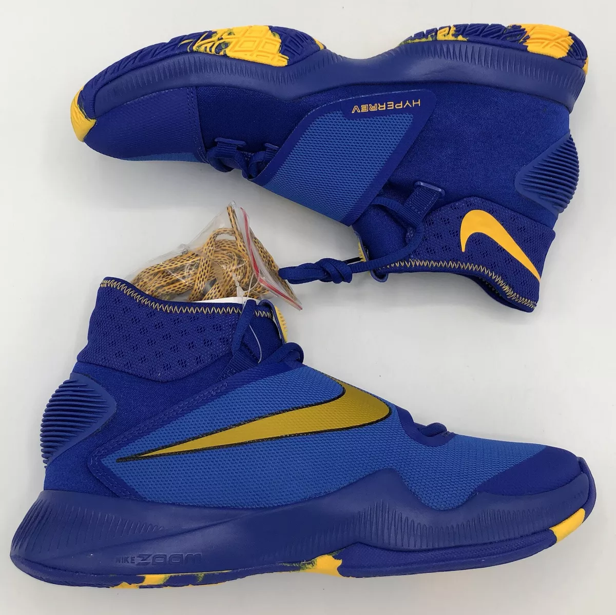 Nike Zoom Hyperrev 2016 PE Royal Blue University Gold Yellow Green 9.5 | eBay