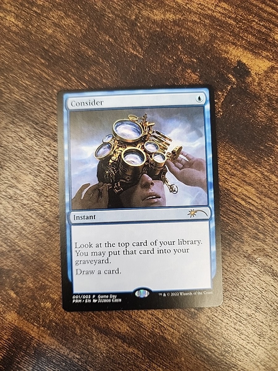 Consider 001/003 - MTG Game Day & Store Championship Promos - NM