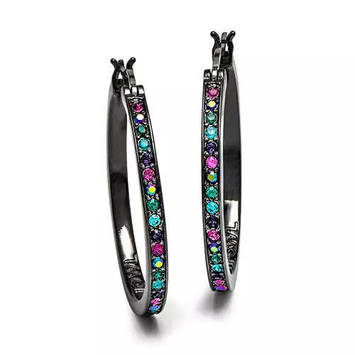 Origami owl hoop best sale earrings