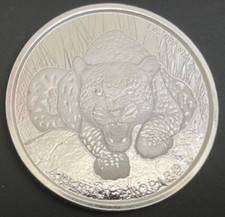 African Leopard 2017 1oz Silver Round 40.95 per troy oz