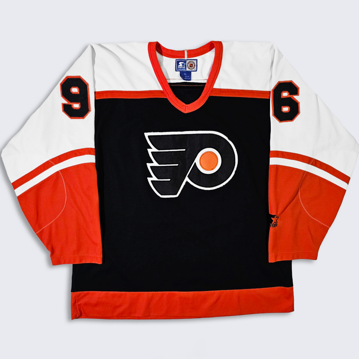 Philadelphia Flyers Vintage 90s Brennan Starter Hockey Jersey