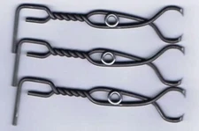 3 cc 1910 original twisted wire cigar box Country Store display lid holders