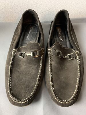 Alfani 360 Flex Blue Suede Leather Upper Driving Moccasins  display picture 1