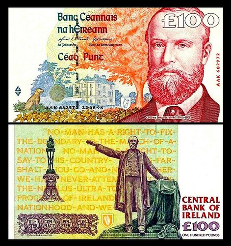 Irlande - 2x 5 - 100 Pounds - Edition 1992 - 2001 - Reproduction - 01 - Picture 4 of 8