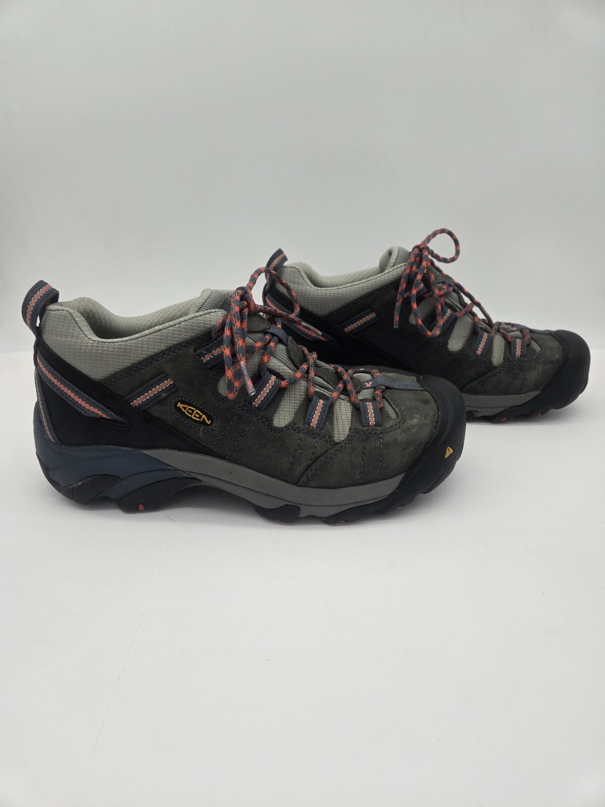 Stivali da lavoro Keen donna Utility Detroit XT punta media acciaio impermeabili rosso grigio 9 5